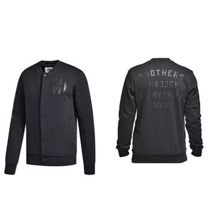 Adidas James Harden varsity jacket black size large